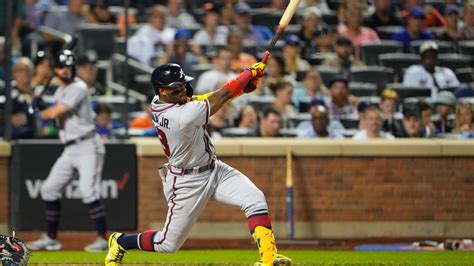 Aug 29, 2023 · Aug. 29 (UPI) --Two fans ran on the field, sprinted to Ronald Acuna Jr. and collided with the star outfielder, forcing him to fall to the ground in the seventh inning on an Atlanta Braves win over ... 